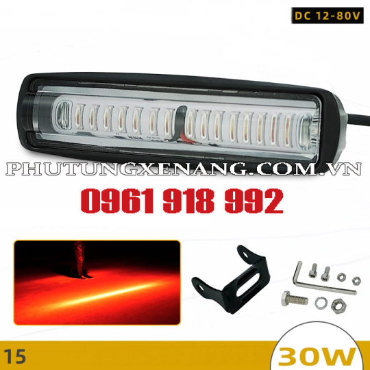 Đèn chiếu vạch xe nâng màu đỏ 15 led