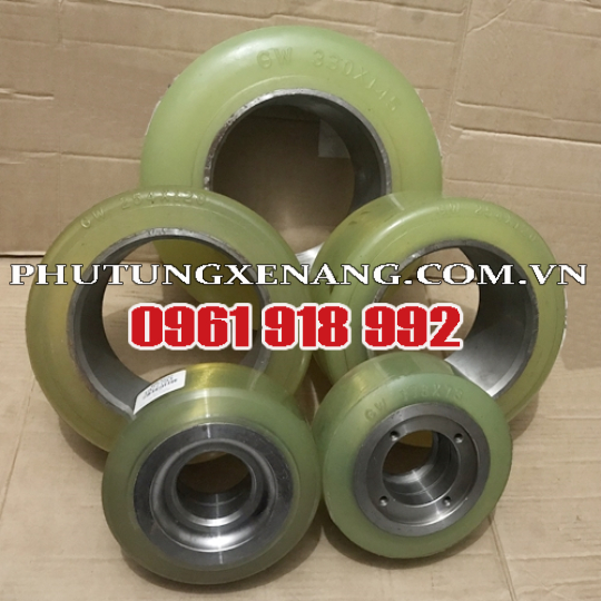 Bánh xe nâng điện Pu Toyota 5~6FBR10, 330x145, 254x120, 178x73