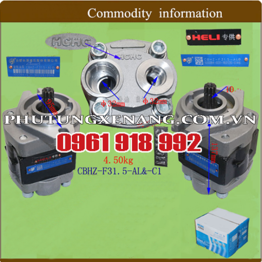 Bơm thủy lực xe nâng Heli CBHZ-F31.5-AL